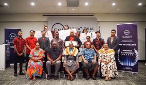 Awards winners at the Fiji National University’s (FNU) Vice-Chancellor’s Research Excellence Awards 2024 at the Holiday Inn in Suva on Thursday, 24 April 2024.