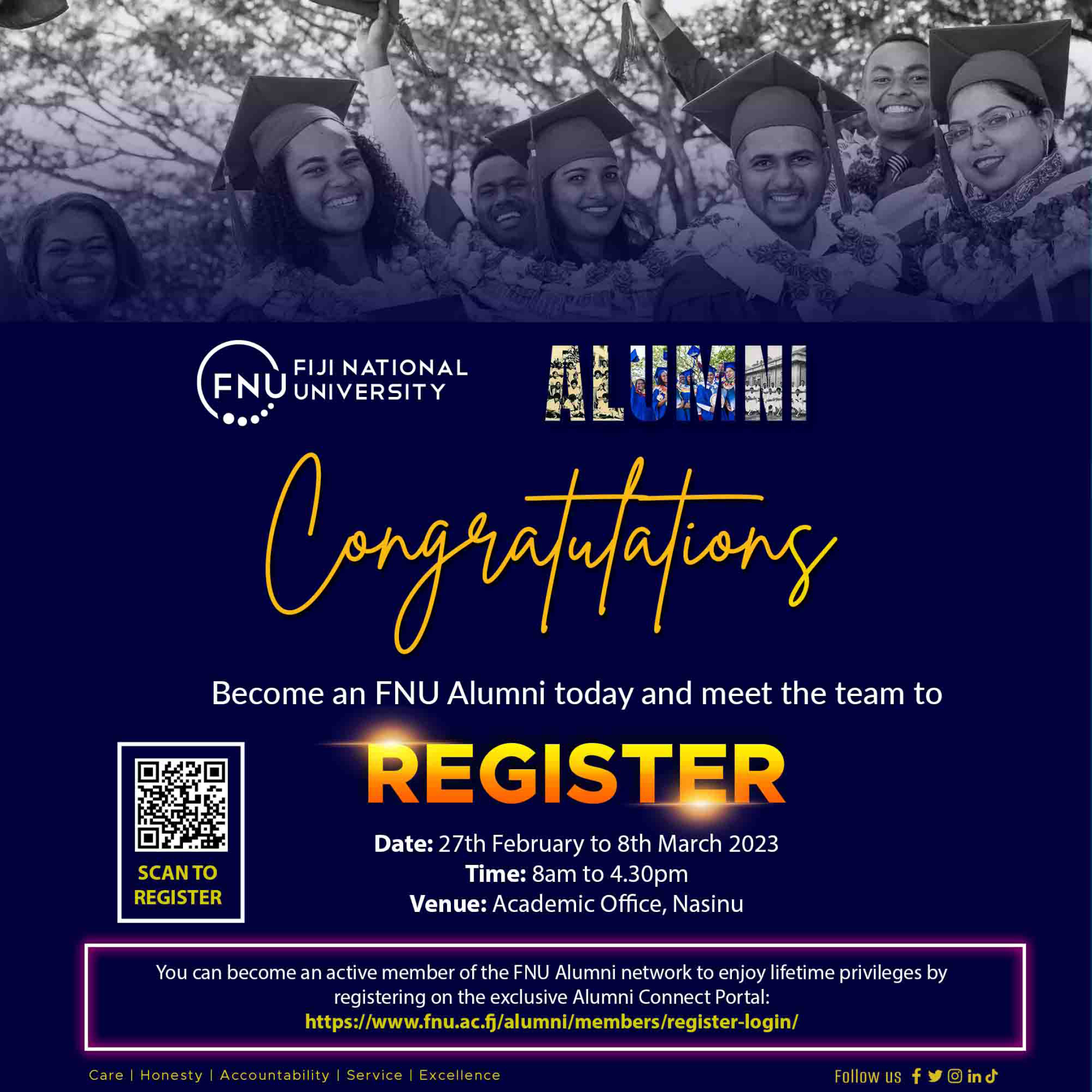 Alumni Registration Drive