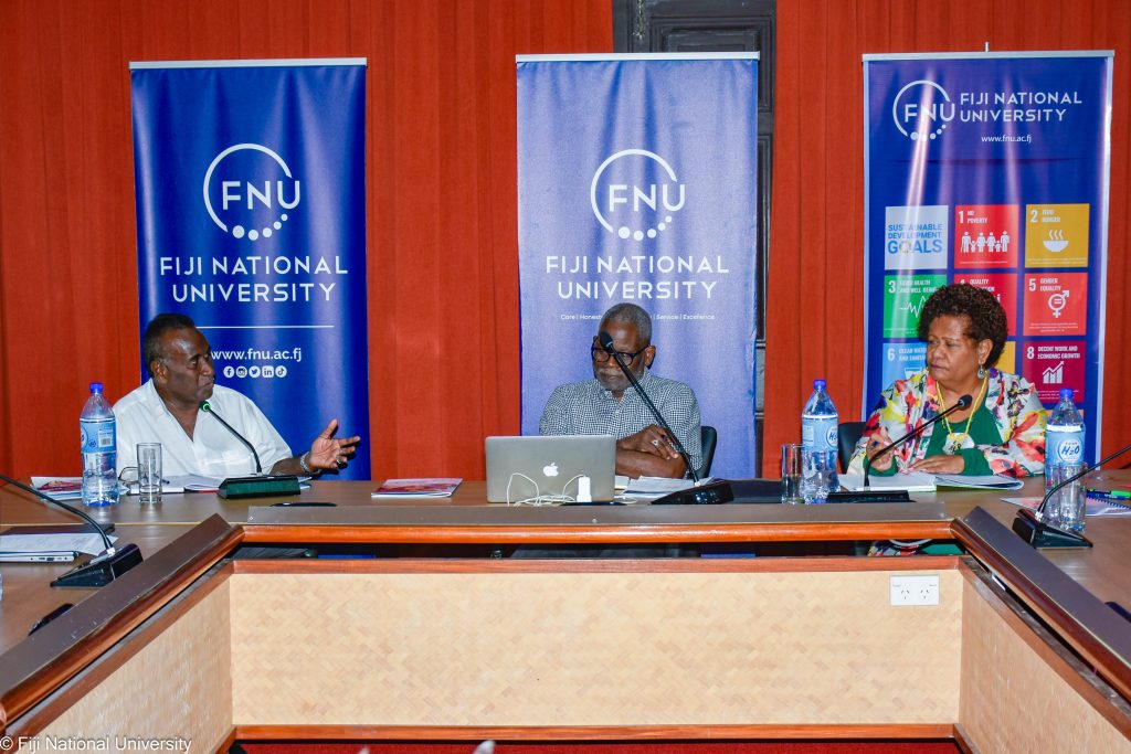 Discussions underway at the FNU Nasinu Campus