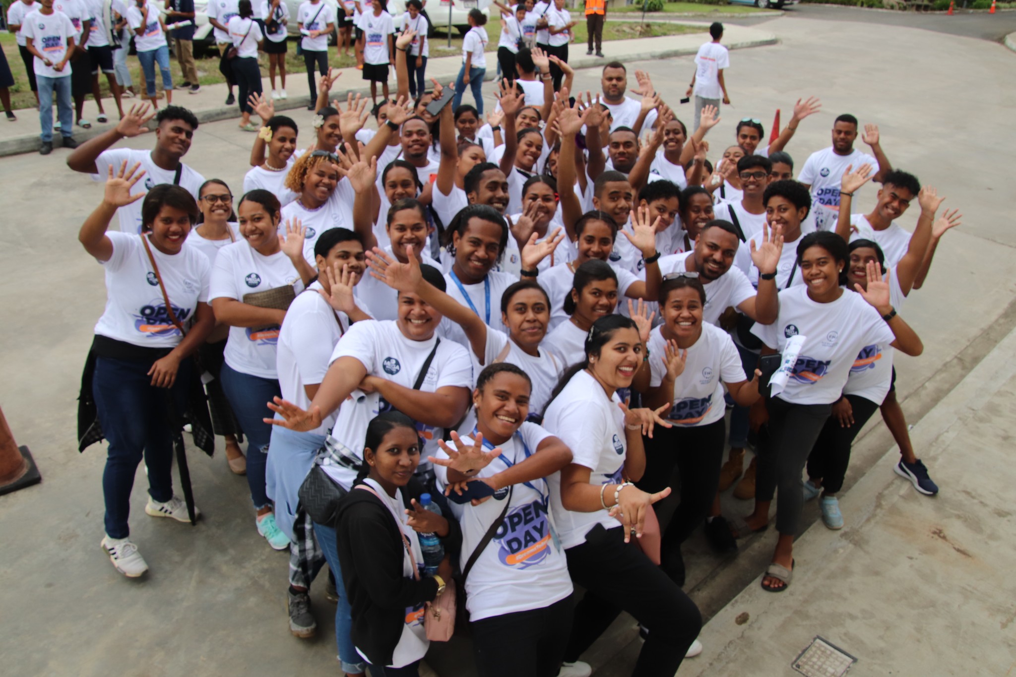 Student Volunteers at the FNU Open Day