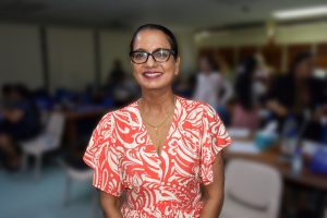 Dr Aruna Devi, Head of the Department of Pathology and Medical Laboratory Science and Associate Dean TVET at CMNHS