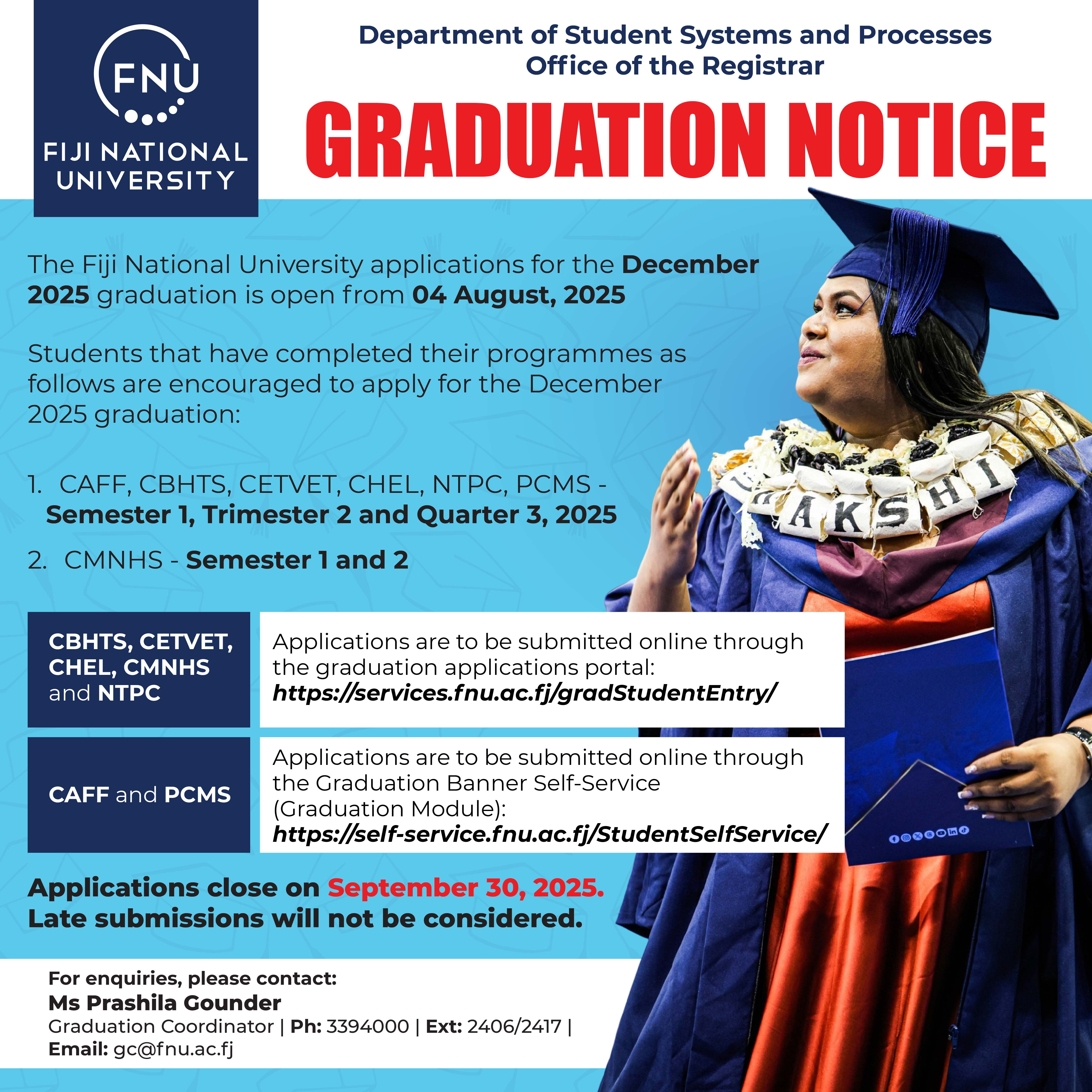 Graduation Notice
