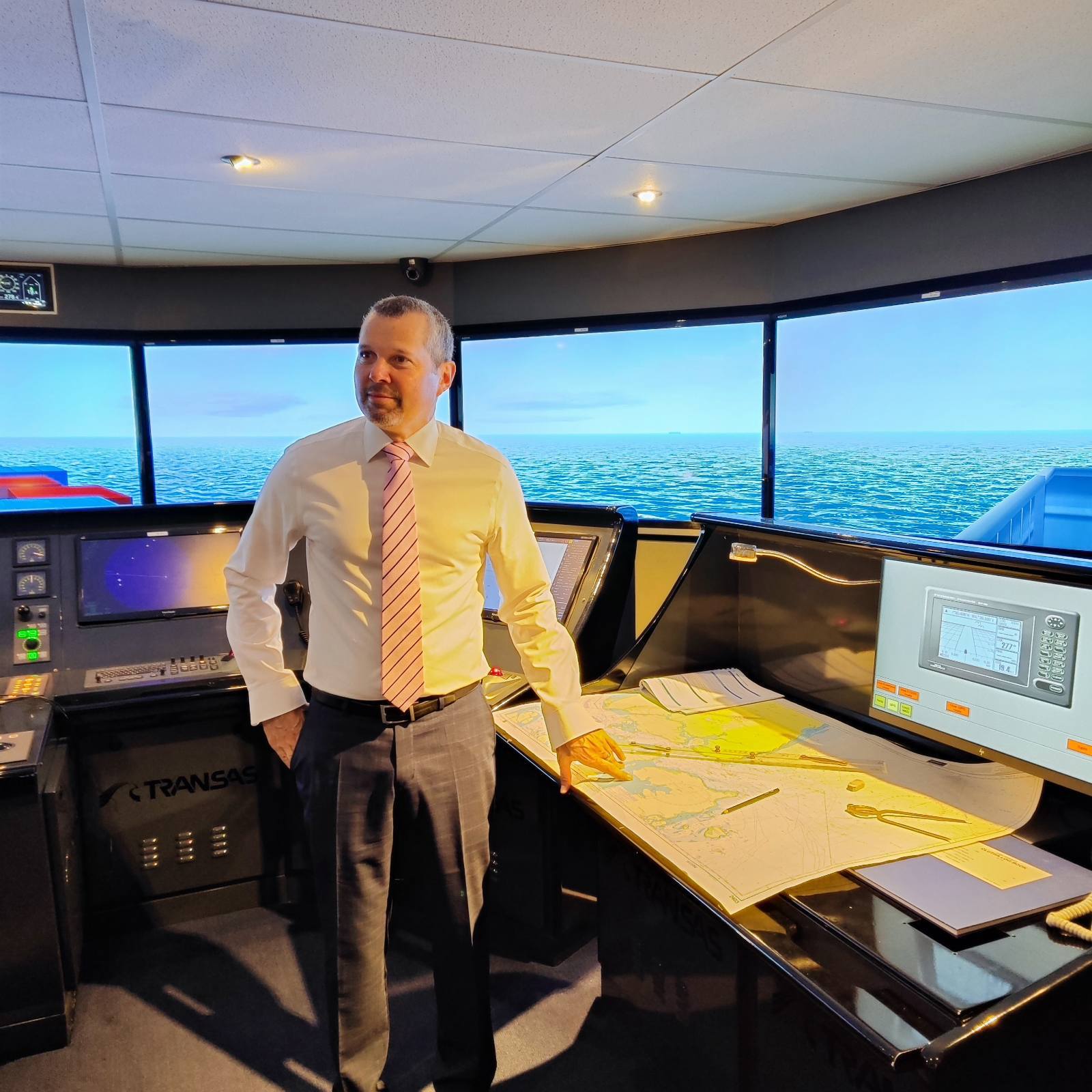 IMO Secretary General Arsenio Dominguez visting FNU's facilities at the Pacific Centre for Maritime Studies