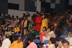 Staff and students of FNU participating in the Deepawali celebration at Nasinu Campus.