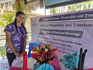 Ranisha Ram, a Year 12 student of Singatoka Methodist College realized her dream at the the Bonunaqwele Campus open day. 