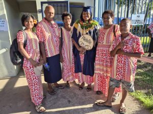 Atelaite Marau and her family