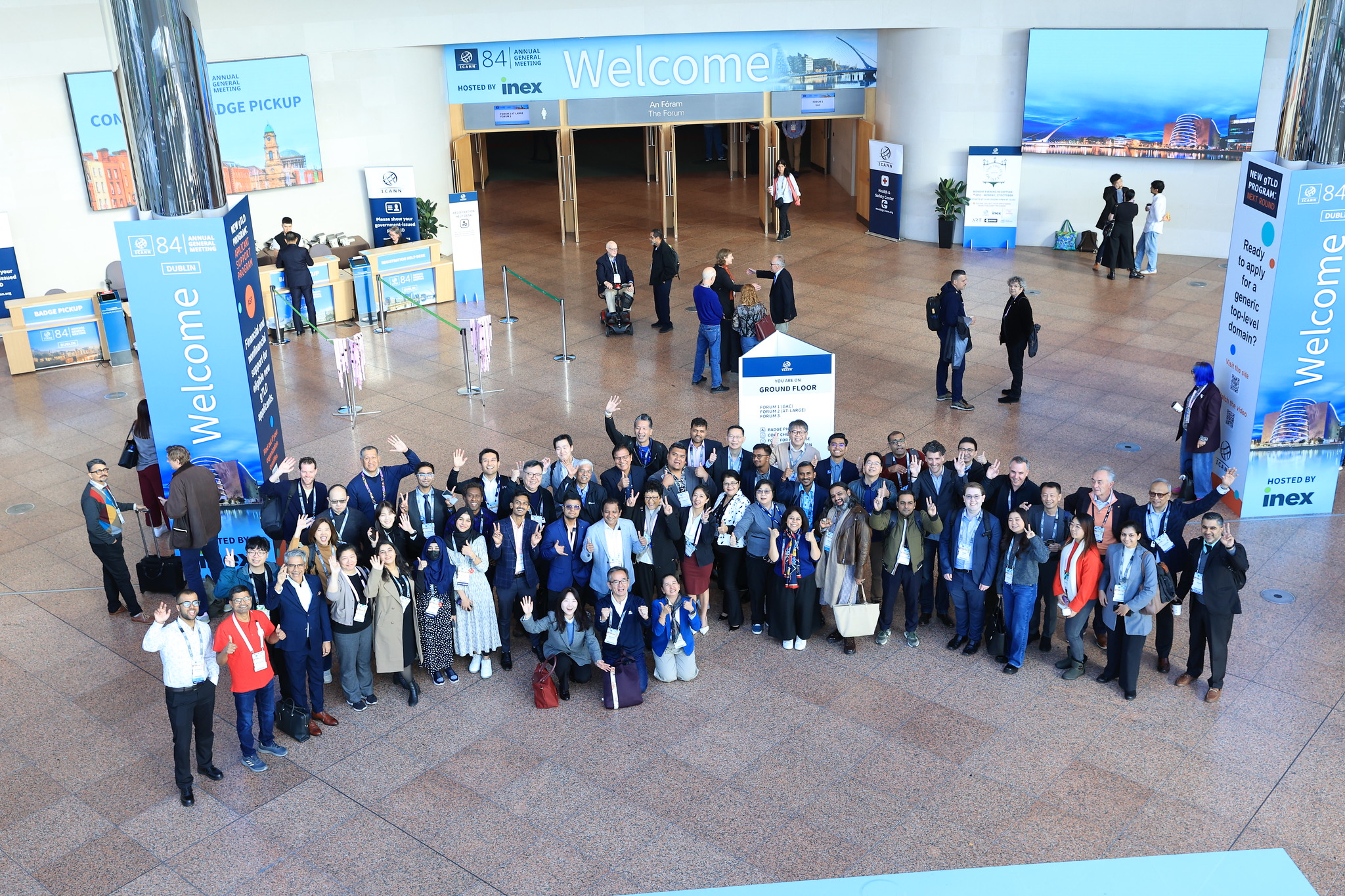 Participants at the ICAAN 84 in Ireland