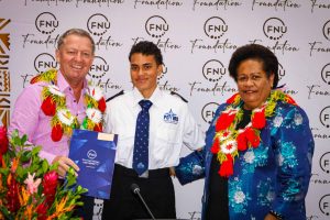 Lania Alexander Robertson receives scholarship to pursue a Diploma in Marine Engineering Level 5 at the Pacific Centre for Maritimes Studies. 