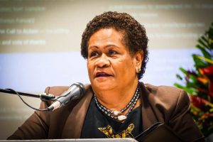 FNU Vice-Chancellor Professor Unaisi Nabobo-Baba at the GBV Response event